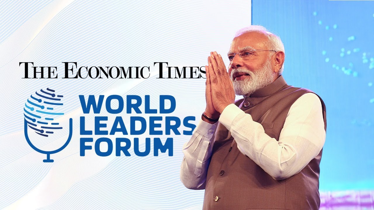 INDIA: A Land of Opportunity - PM Narendra Modi's Vision at The Economic Times World Leaders Forum